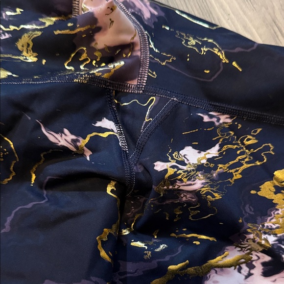 Old Navy Women's Abstract Bike Shorts - Pink, Black, Gold - Picture 5 of 5